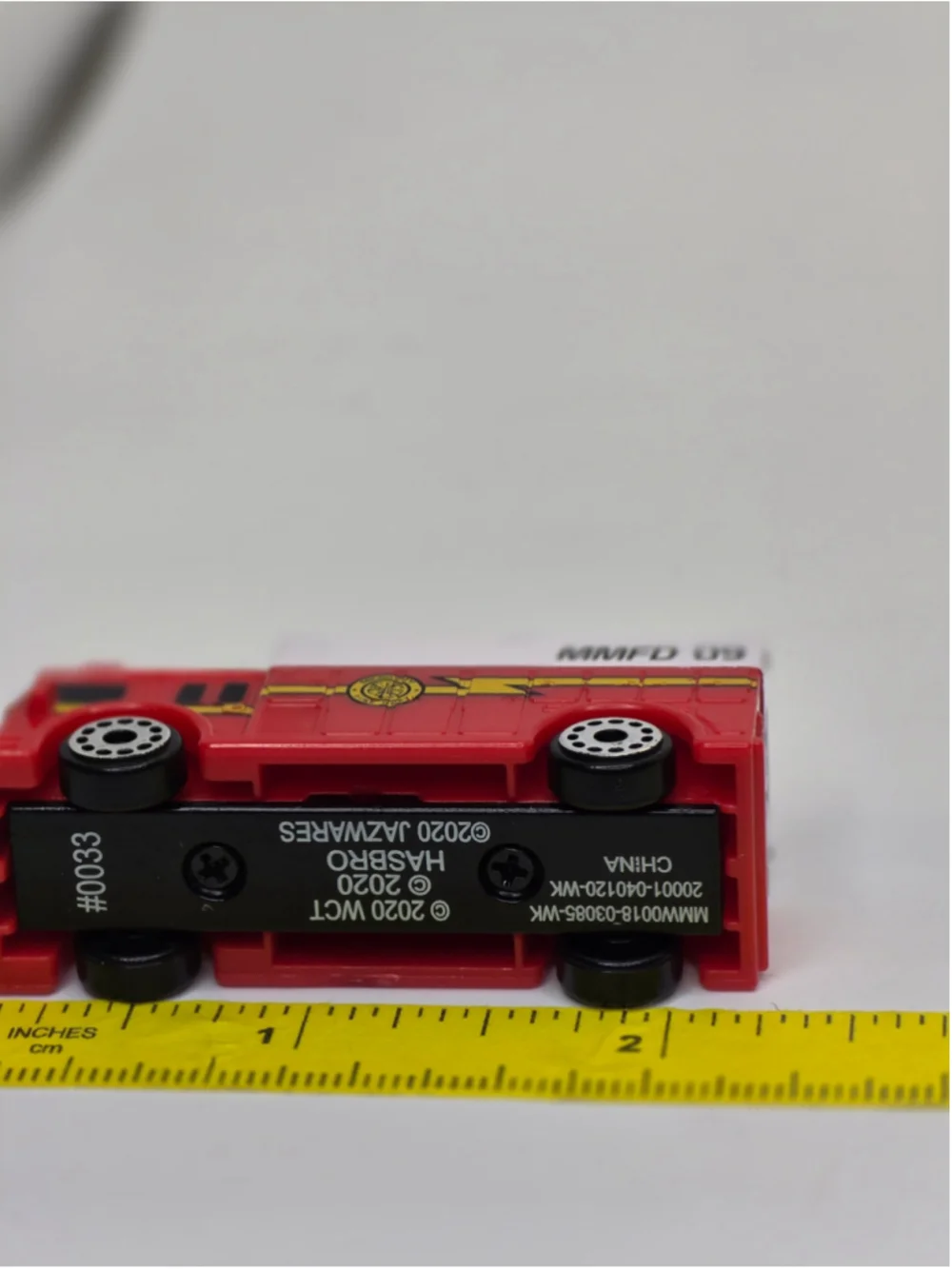 Hasbro Jazwares Miniature Emergency Vehicles Lot of 4 Fire Police Cars Toy